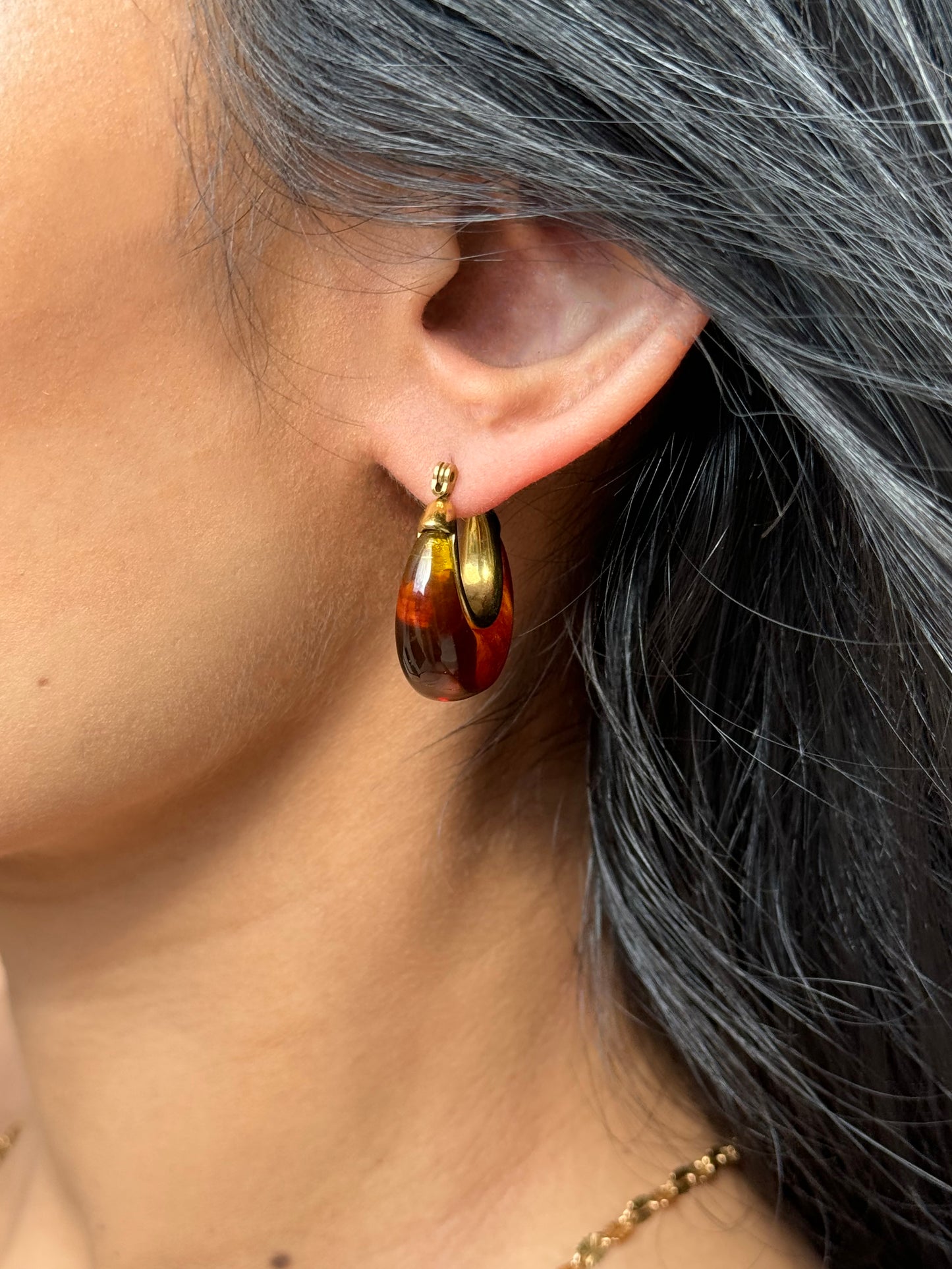 Chunky Hoop Earrings