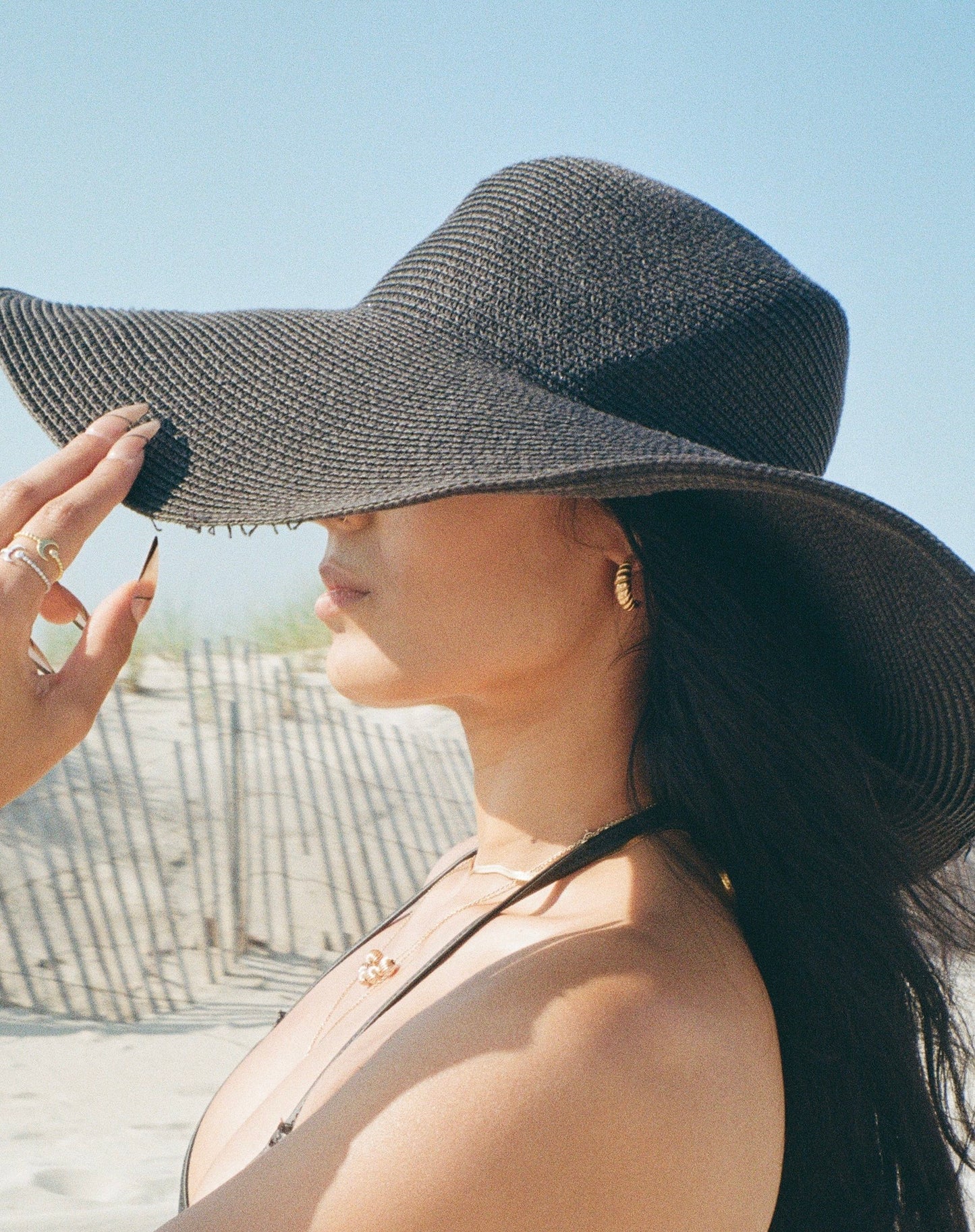 Golden Croissant Earrings
