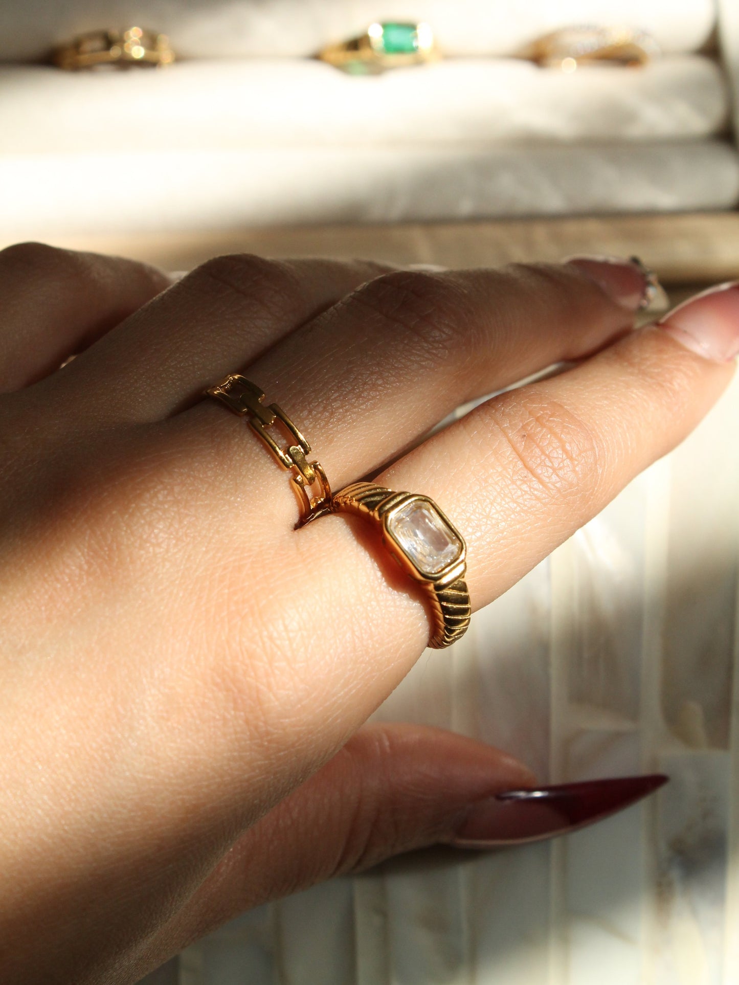 Clear Crystal Ring-SQ3955565