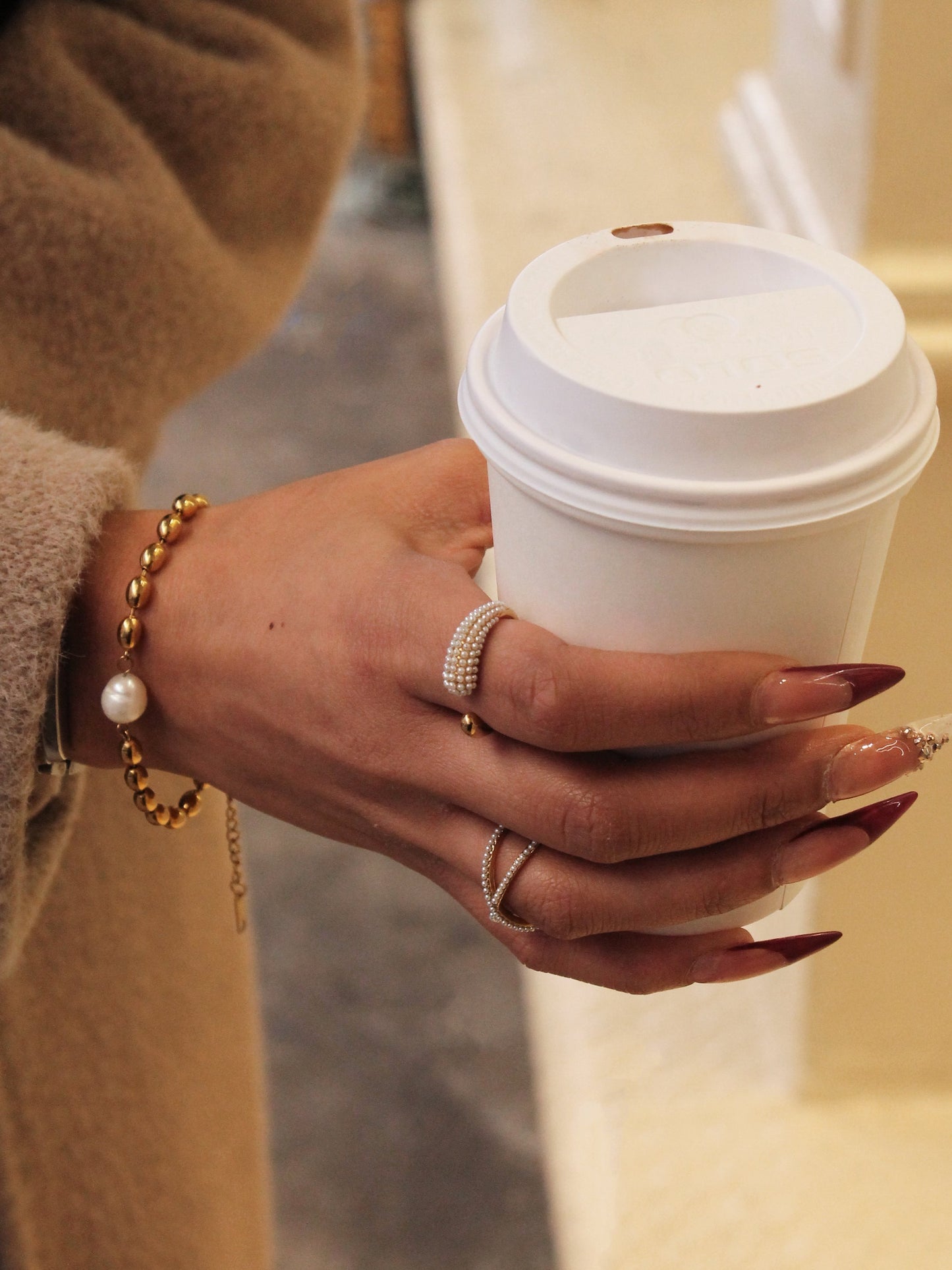 Open Pearl Ring-SQ3643013